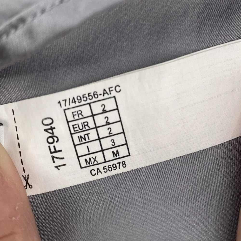 Simone Perele Size 2 Nocturne Sleep Dress Chemise Silk Blend Gray